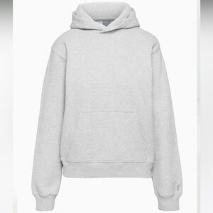 Tna Cozy Fleece Perfect Hoodie in Heather Chrome Color